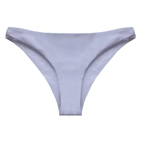 A flat lay image of our classic swim bottom Kaiya in the colour Mauve