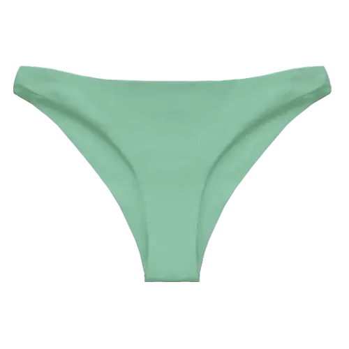 A flat lay image of our classic swim bottom Kaiya in the colour Pistachio