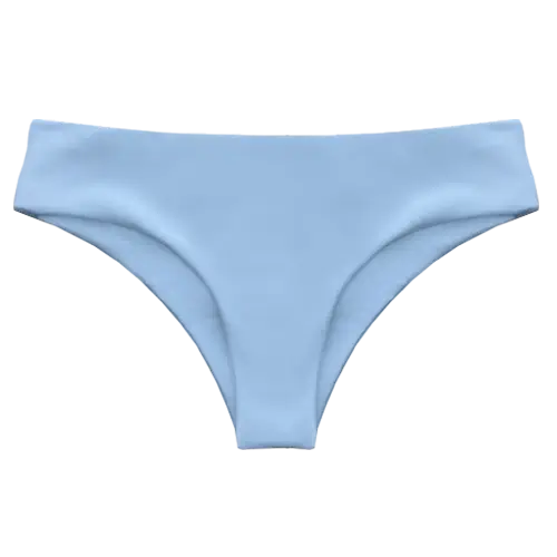 Flat tay Image of our Boyleg Style Maali Swim Bottom in the colour Crystal