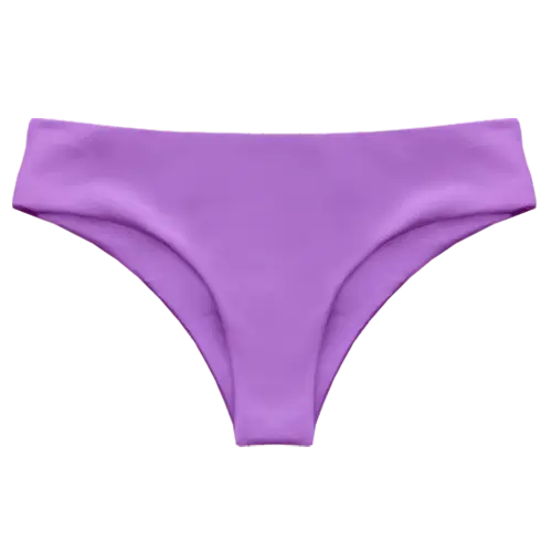 Flat tay Image of our Boyleg Style Maali Swim Bottom in the colour Lavender