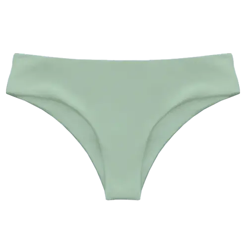 Flat tay Image of our Boyleg Style Maali Swim Bottom in the colour Moss