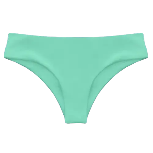 Flat tay Image of our Boyleg Style Maali Swim Bottom in the colour Peppermint