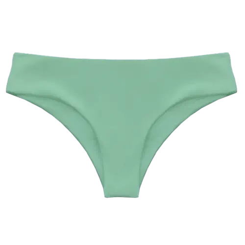 Flat tay Image of our Boyleg Style Maali Swim Bottom in the colour Pistachio