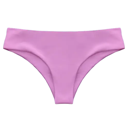 Flat tay Image of our Boyleg Style Maali Swim Bottom in the colour Sugar Pink