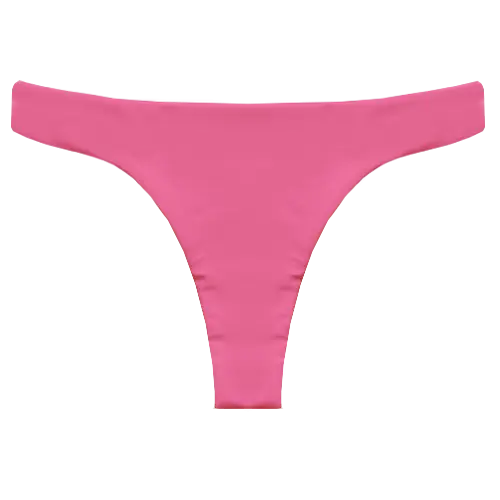 A flat lay image of our cheekiest swim bottom Tau in the colour Watermelon